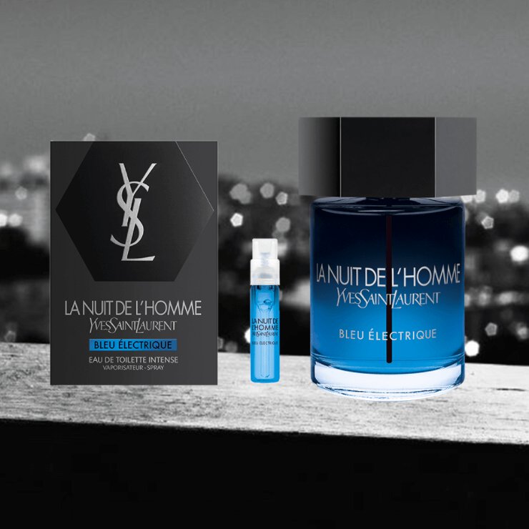 NEW YSL La Nuit de L'Homme Bleu Electrique FIRST