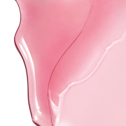 YSL LOVESHINE Candy Glow in shade 1B, a smooth, glossy pink texture with a luminous finish.