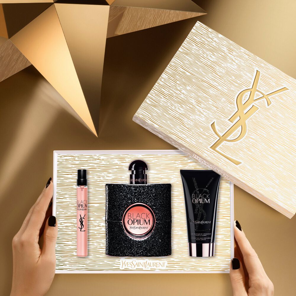 BLACK OPIUM EAU DE PARFUM TRIO HOLIDAY GIFT SET