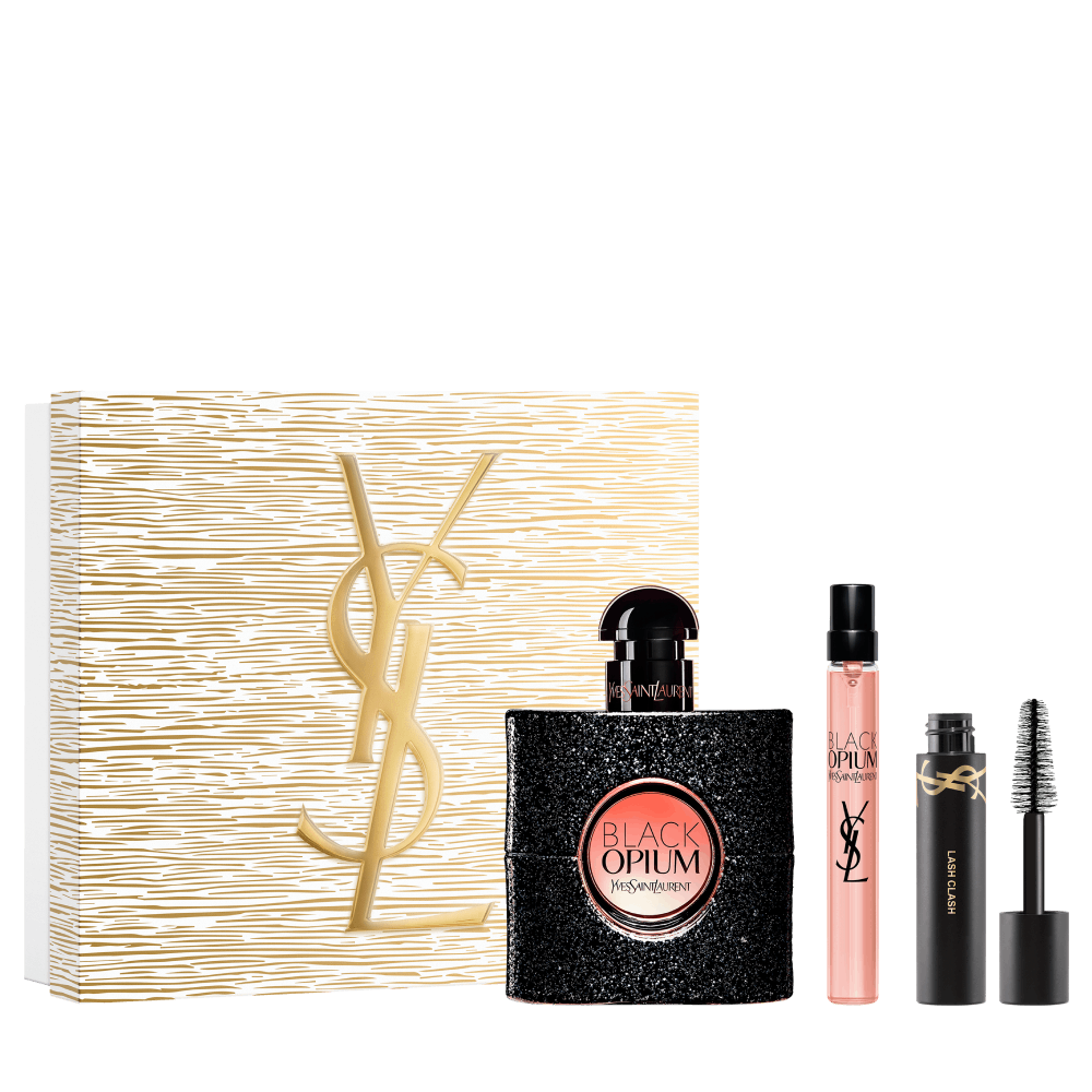 Black Opium Eau de Parfum Trio Holiday Set with Mascara | YSL Beauty