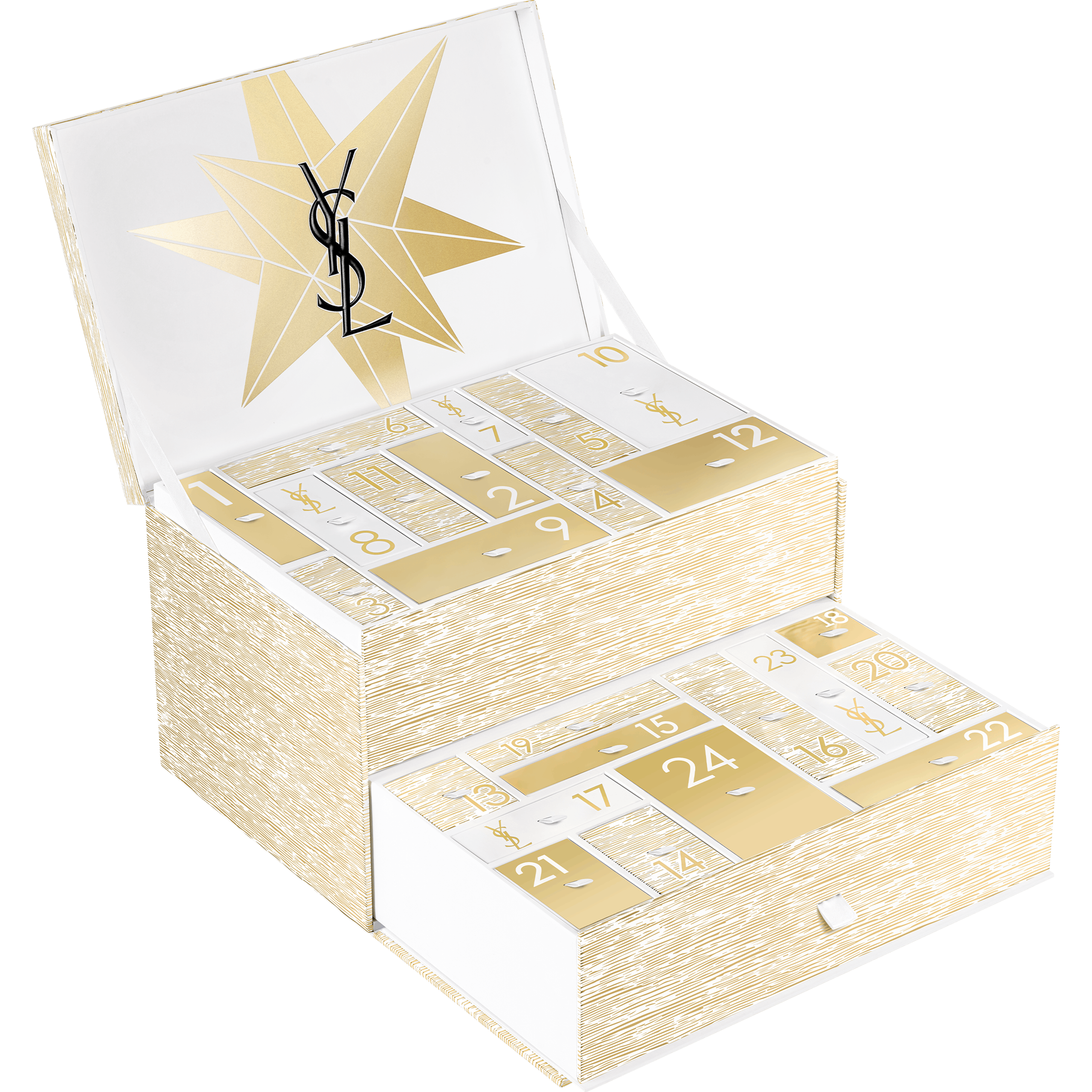 YSL Beauty Advent Calendar 2025: 24 gold icons inside | YSL Beauty