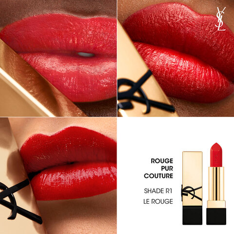 DISCOVER THE NEW ROUGE PUR COUTURE COLOR AND CARE LIPSTICK
