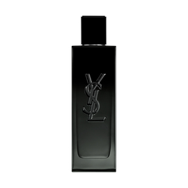 MYSLF Eau de Parfum, a black bottle with the YSL Beauty logo.