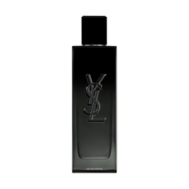 MYSLF Eau de Parfum, a black bottle with the YSL Beauty logo.