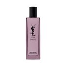 YSL Beauty Pure Shots Youth Reload Essence-in-Lotion, 150ml, in a tall purple-tinted glass bottle with black cap, reflected.