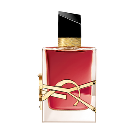 YSL LIBRE Eau de Parfum Fruitee Berry Crush 50ml bottle, with a gold YSL logo and black cap.