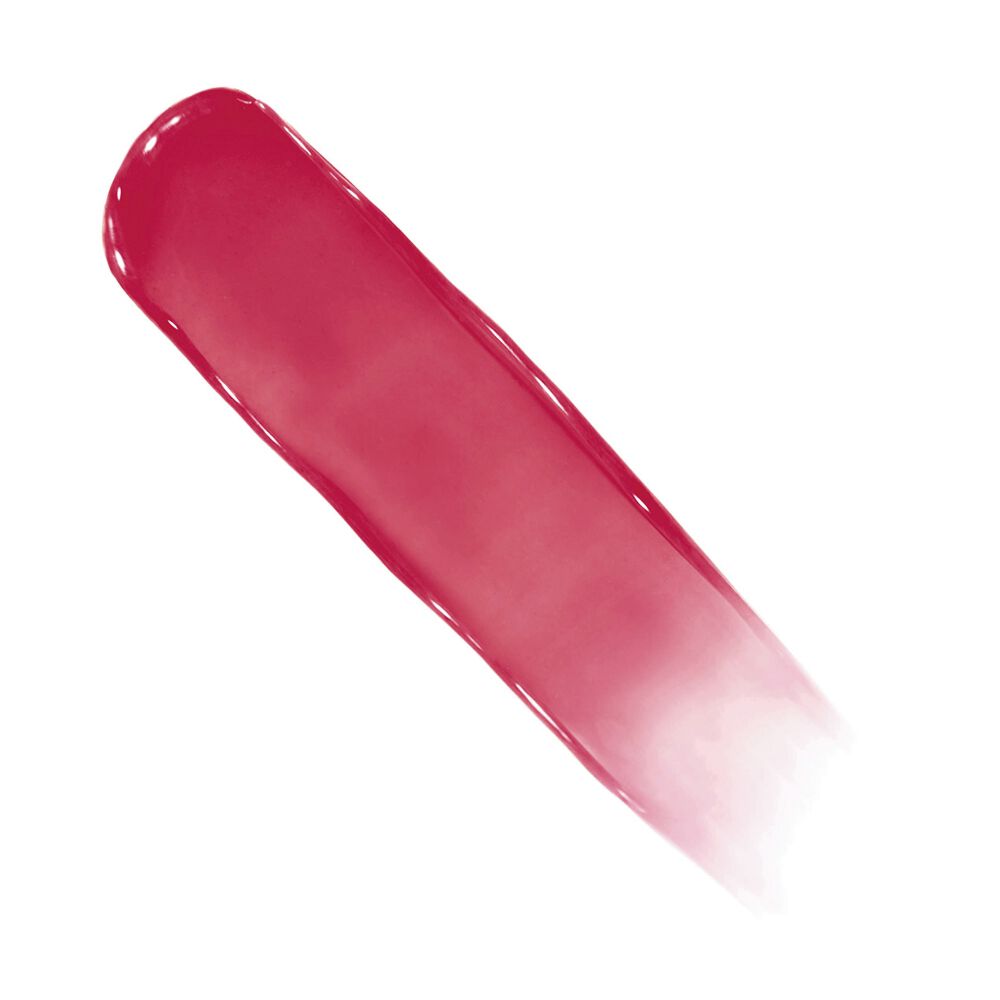 Texture swatch of YSL LOVESHINE CANDY GLOW lip balm shade 11B with glossy tinted finish.