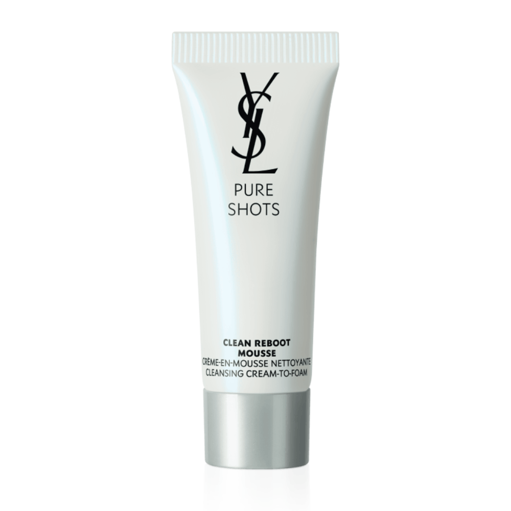 Discover the new YSL Beauty Pure Shots Clean Reboot Mousse