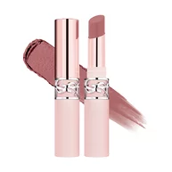 YSL LOVENUDE Lip Blusher, shade 01 Undressed Pink. Packshot of opened and closed product with swatch.