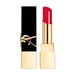 Rouge Pur Couture The Bold lipstick in a vibrant red shade, with a black and gold case featuring the YSL logo.