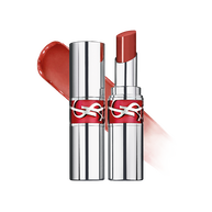 YSL LOVESHINE Lipstick in Berry Crush, shade 219, displayed open and closed with a luxurious texture swatch.