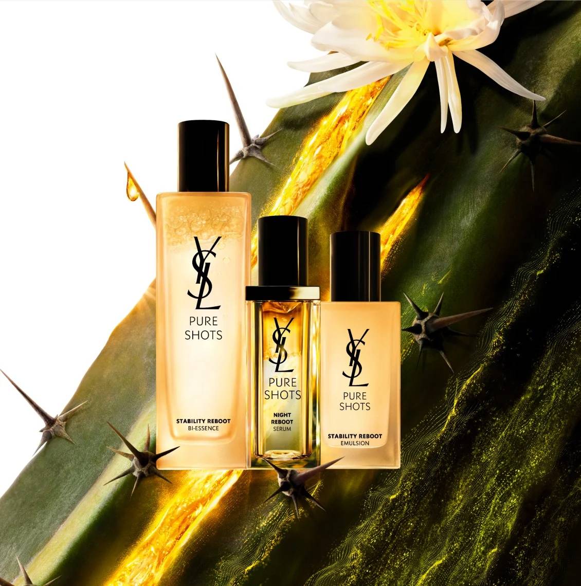 Pure Shots Night Reboot Serum : Skin-Fatigue Recovery | YSL Beauty